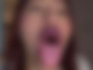 Live cam show with Helener-mouth - Tongue on crypto-cams