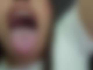 Live cam show with Helener-mouth - Tongue on Camsoda