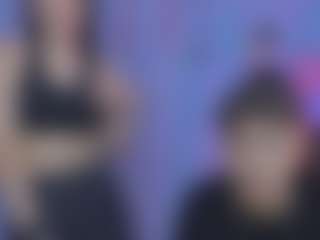 Live cam show with shadow-kiss - Blowjob on Dolls Live