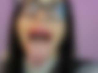 Live cam show with Katty-mouth - Glasses on crypto-cams