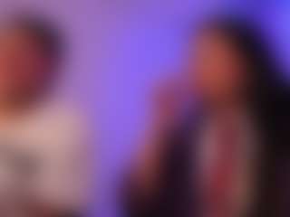 Live cam show with Cloe and Billy - Flashing on TastyBlacksLive