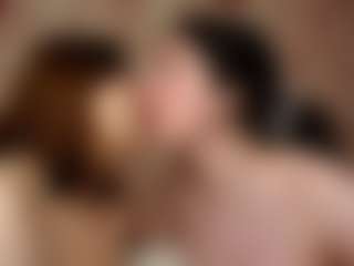 Live cam show with Blair and Hild - Living Room on Milfs Live