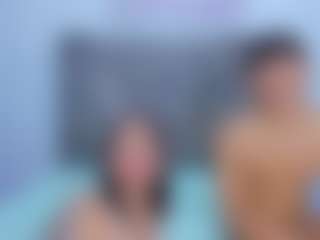 Live cam show with HAILY AND DAVID - Blue Eyes on madthumbs