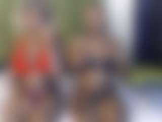 Live cam show with Rox and Ane - Thin on hotwifechat.live