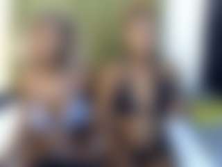 Live cam show with Rox and Ane - Thin on luckytryst.com