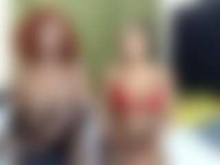 Live cam show with Rox and Anne - Athletic on Soda Cam