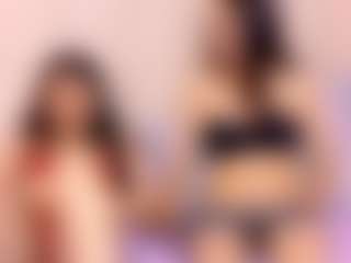 Live cam show with SkyandLia - Skinny on crypto-cams