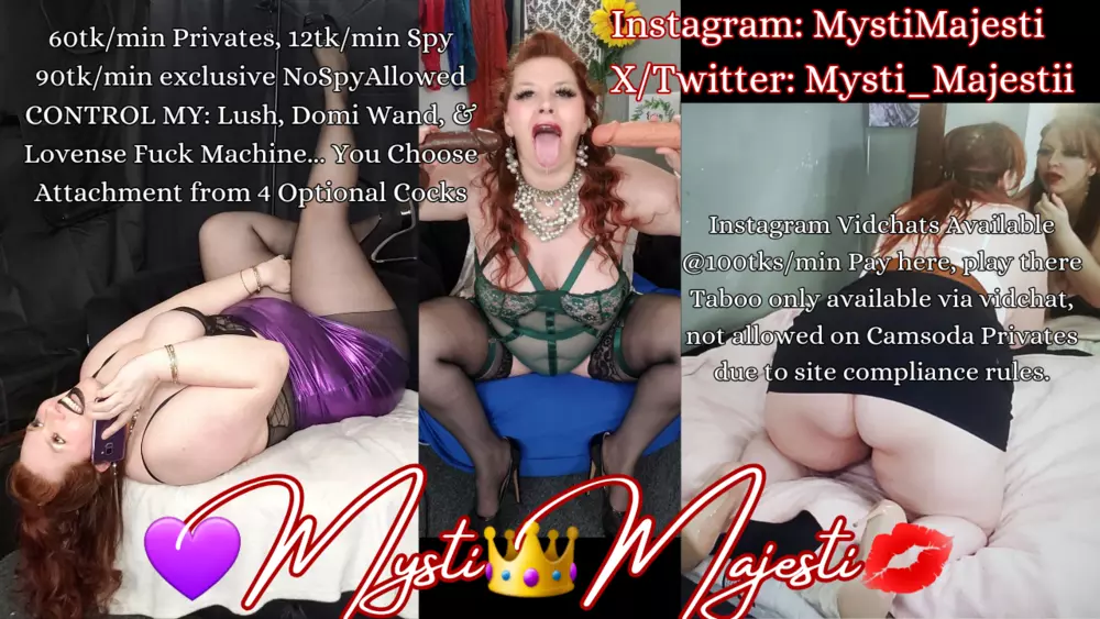Mysti Majesti's Live Sex Cam Show