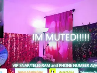 Queen Cherise Roze's Live Sex Cam Show