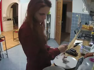 Julmodels Kitchen's Live Sex Cam Show