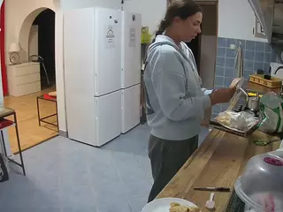 Julmodels Kitchen's Live Sex Cam Show