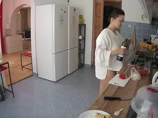 Julmodels Kitchen's Live Sex Cam Show