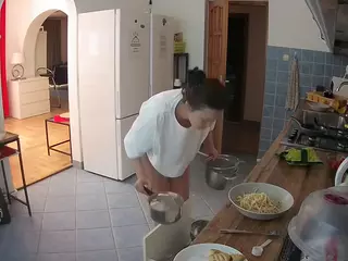 Julmodels Kitchen's Live Sex Cam Show