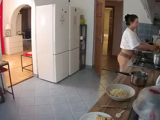 Julmodels Kitchen's Live Sex Cam Show