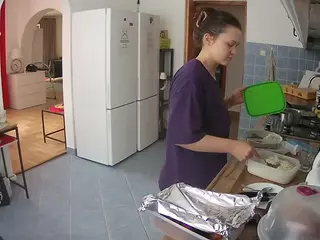 Julmodels Kitchen's Live Sex Cam Show