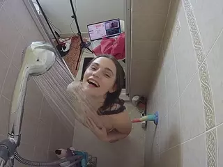 Sexy Girl Shower's Live Sex Cam Show