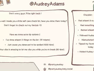 Pretty Audrey's Live Sex Cam Show