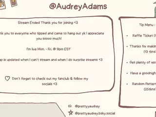 Pretty Audrey's Live Sex Cam Show