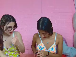 Strawberry and my 18yo friends's Live Sex Cam Show
