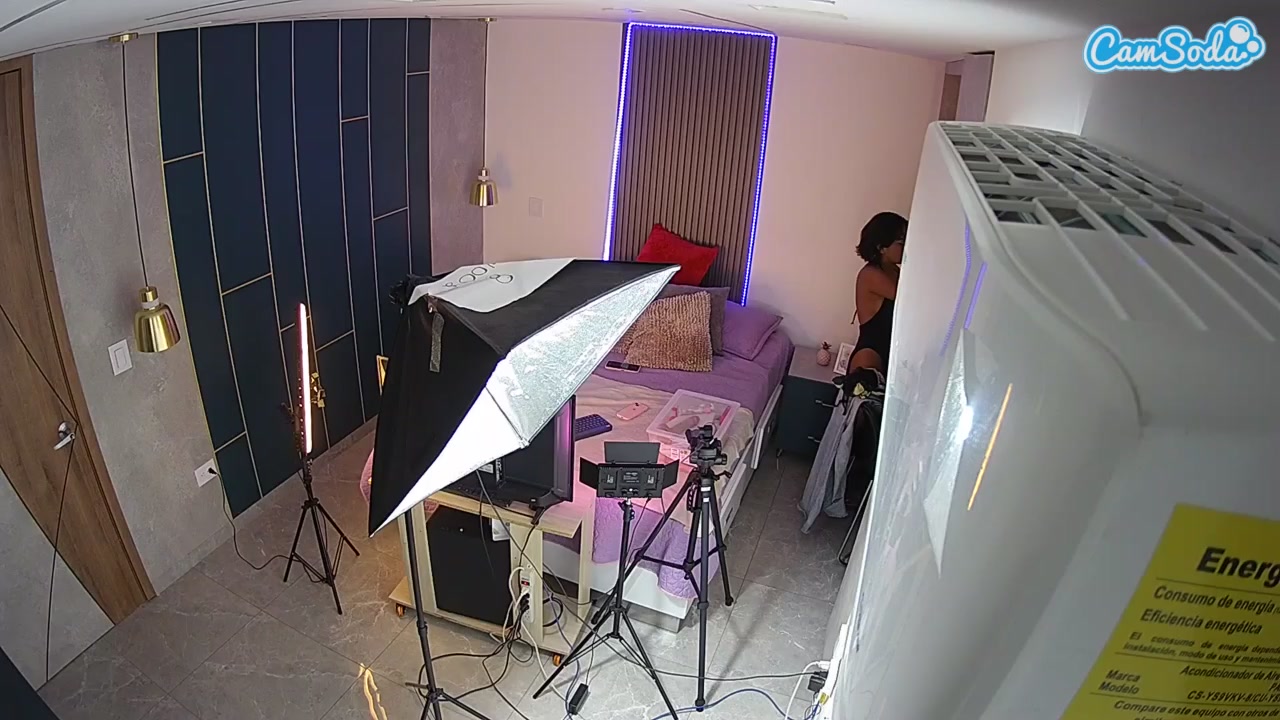 Live cam show with voyeurcam casa salsa bedroom 8