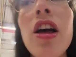 Shhh Make me moan and wet papi in the supermarket with people around omg