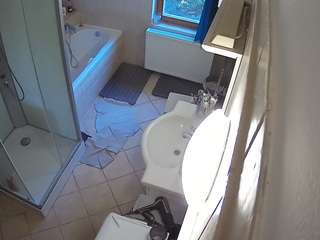 Julmodels Bathroom 2nd Floor-2 live cam — flash, flashing, hidden