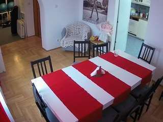 이 모델은 현재 라이브 중입니다. voyeurcam-julmodels-dining