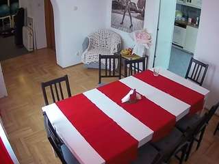 هذا النموذج مباشر الآن. voyeurcam-julmodels-dining
