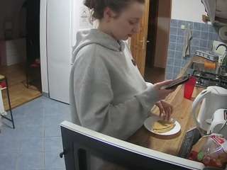 voyeurcam-julmodels-kitchen, female webcam model,  years old, on live webcam