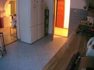 This model is live right now. voyeurcam-julmodels-kitchen