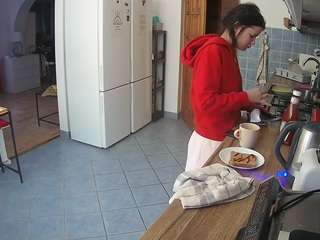 voyeurcam-julmodels-kitchen Sex Cam Show