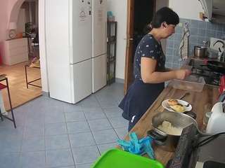 voyeurcam-julmodels-kitchen Sex Cam Show