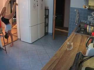 voyeurcam-julmodels-kitchen Sex Cam Show