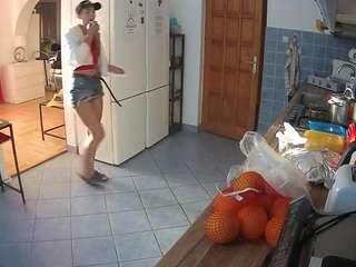 voyeurcam-julmodels-kitchen Sex Cam Show