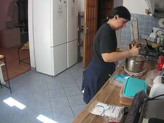 voyeurcam-julmodels-kitchen Sex Cam Show