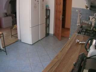 Voyeurcam-julmodels-kitchen