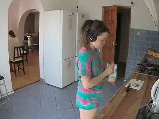 Julmodels Kitchen's Live Sex Cam Show