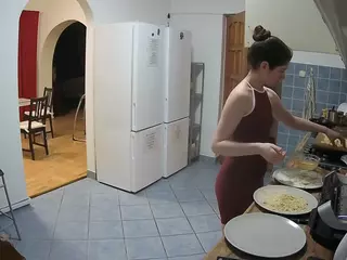 Julmodels Kitchen's Live Sex Cam Show