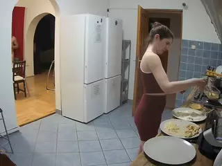 Julmodels Kitchen's Live Sex Cam Show