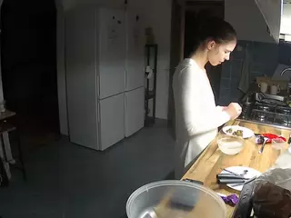 Julmodels Kitchen's Live Sex Cam Show