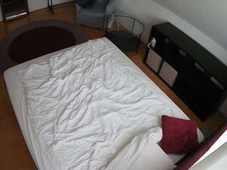 This model is live right now. voyeurcam-julmodels-whitebed-2