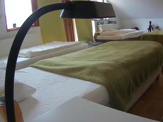 This model is live right now. voyeurcam-julmodels-bed-2