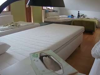 This model is live right now. voyeurcam-julmodels-bed-2