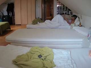 This model is live right now. voyeurcam-julmodels-bed-3