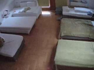 This model is live right now. voyeurcam-julmodels-bed-6