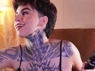 Sloppy blowjob and deep throat  intense eye contact // @goal 9 fuck pussy sideways and lush in ass [91 tokens remaining]