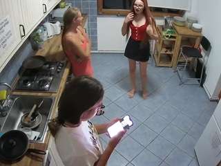 Chaturbate Red Channel camsoda voyeurcam-julmodels-kitchen-2