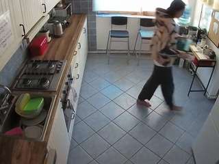 voyeurcam julmodels kitchen 2