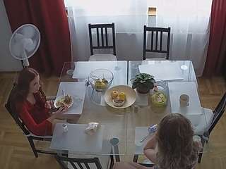 Ann Angel Model camsoda voyeurcam-julmodels-dining-2