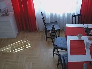 Image 1 of voyeurcam-julmodels-dining-2, female webcam model,  years old, on live webcam